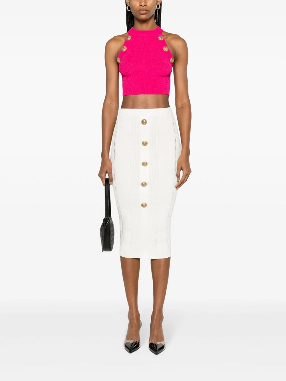 BALMAIN Fine Knit Top