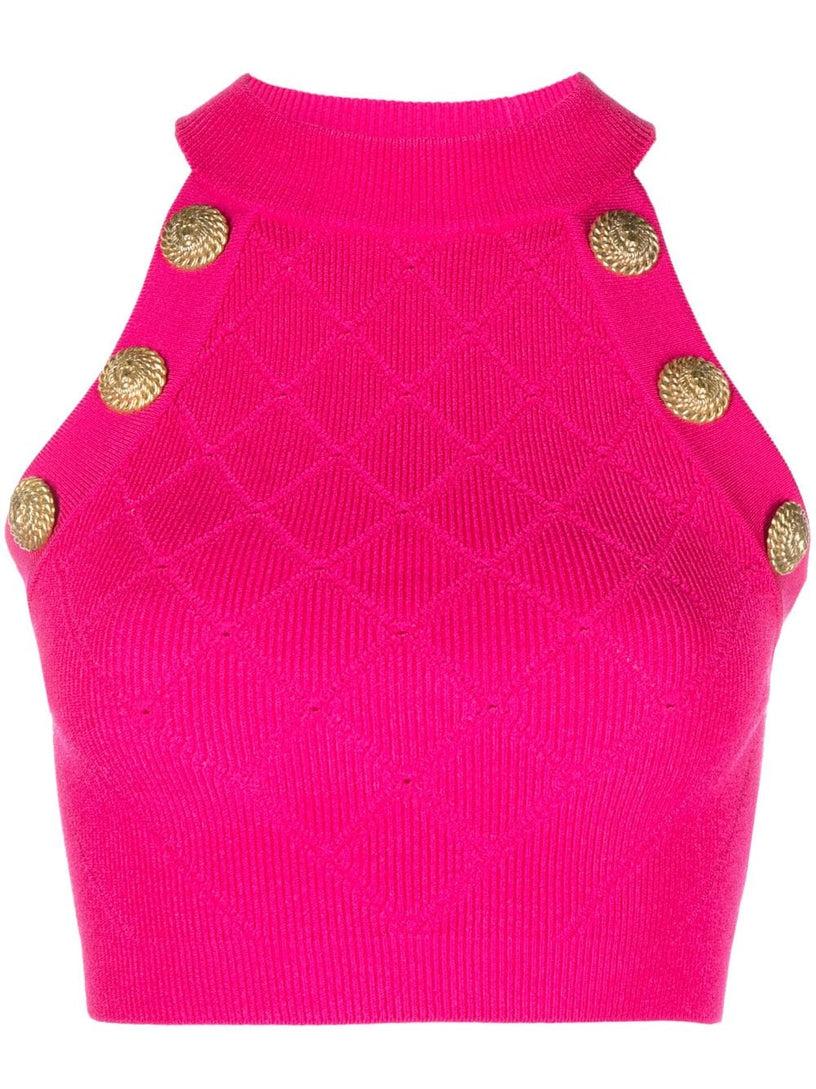 BALMAIN Fine knit top