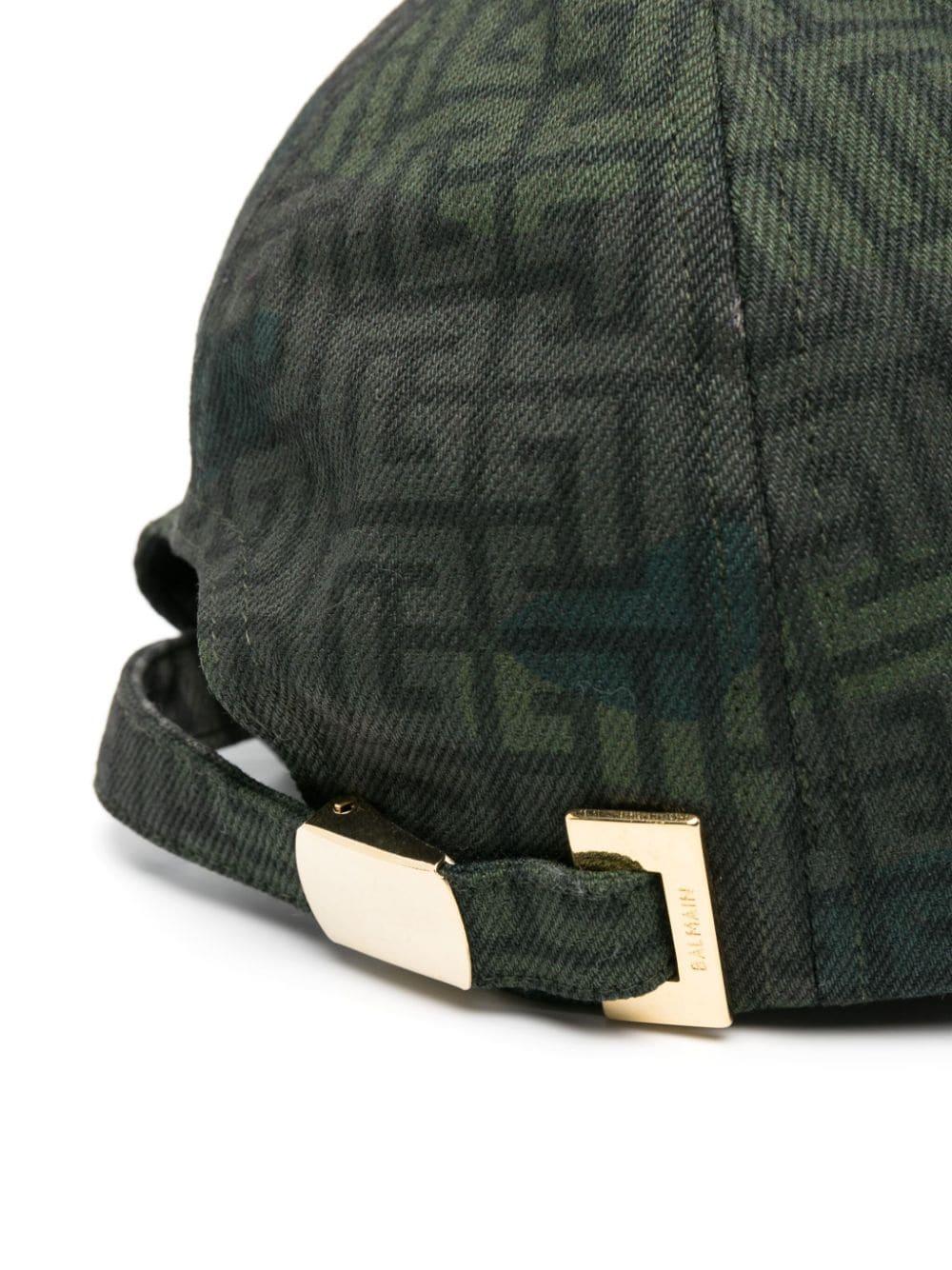 BALMAIN Hat With All-over Balmain Logo