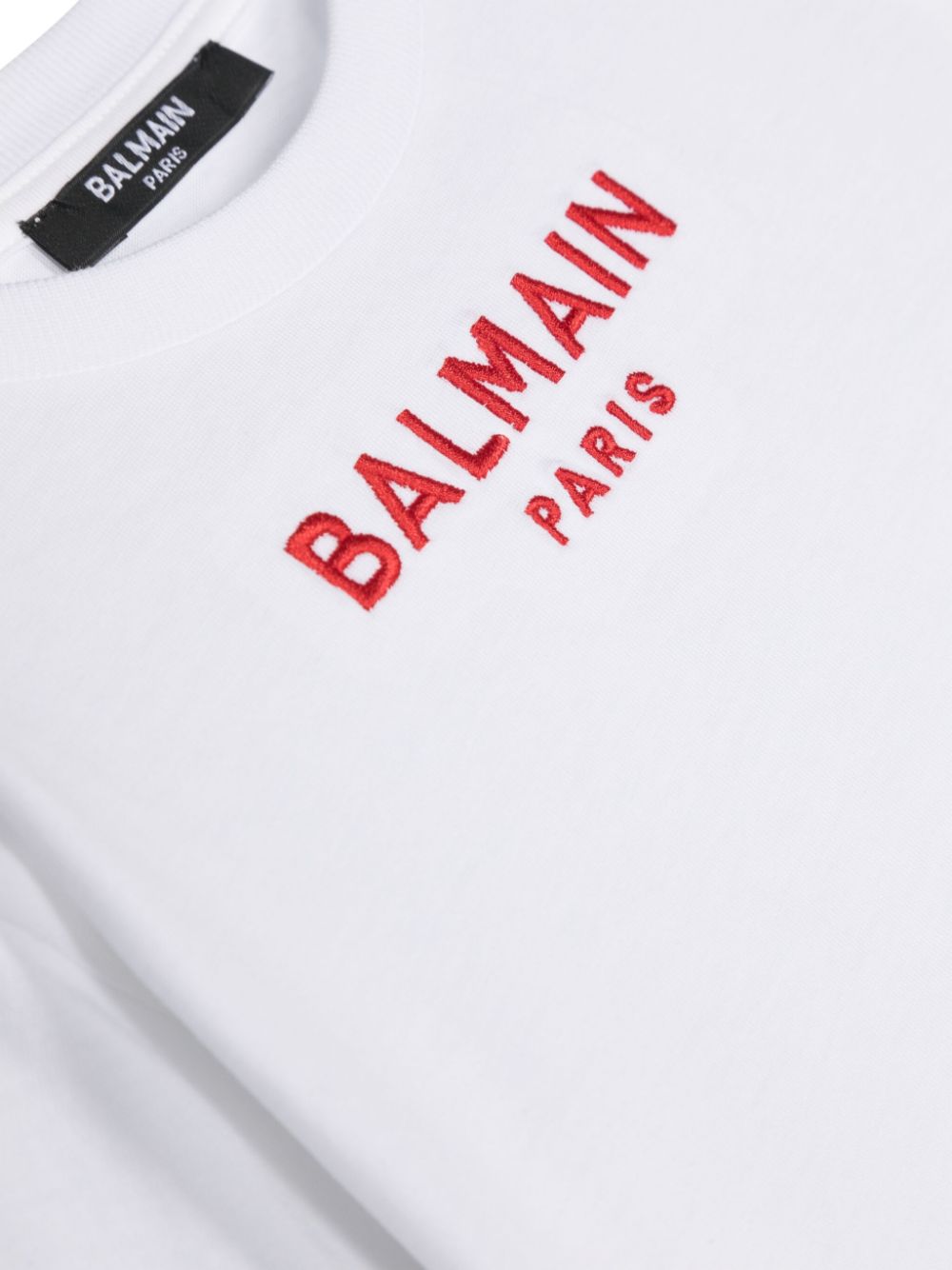 BALMAIN Kids T-shirt With Embroidered Logo