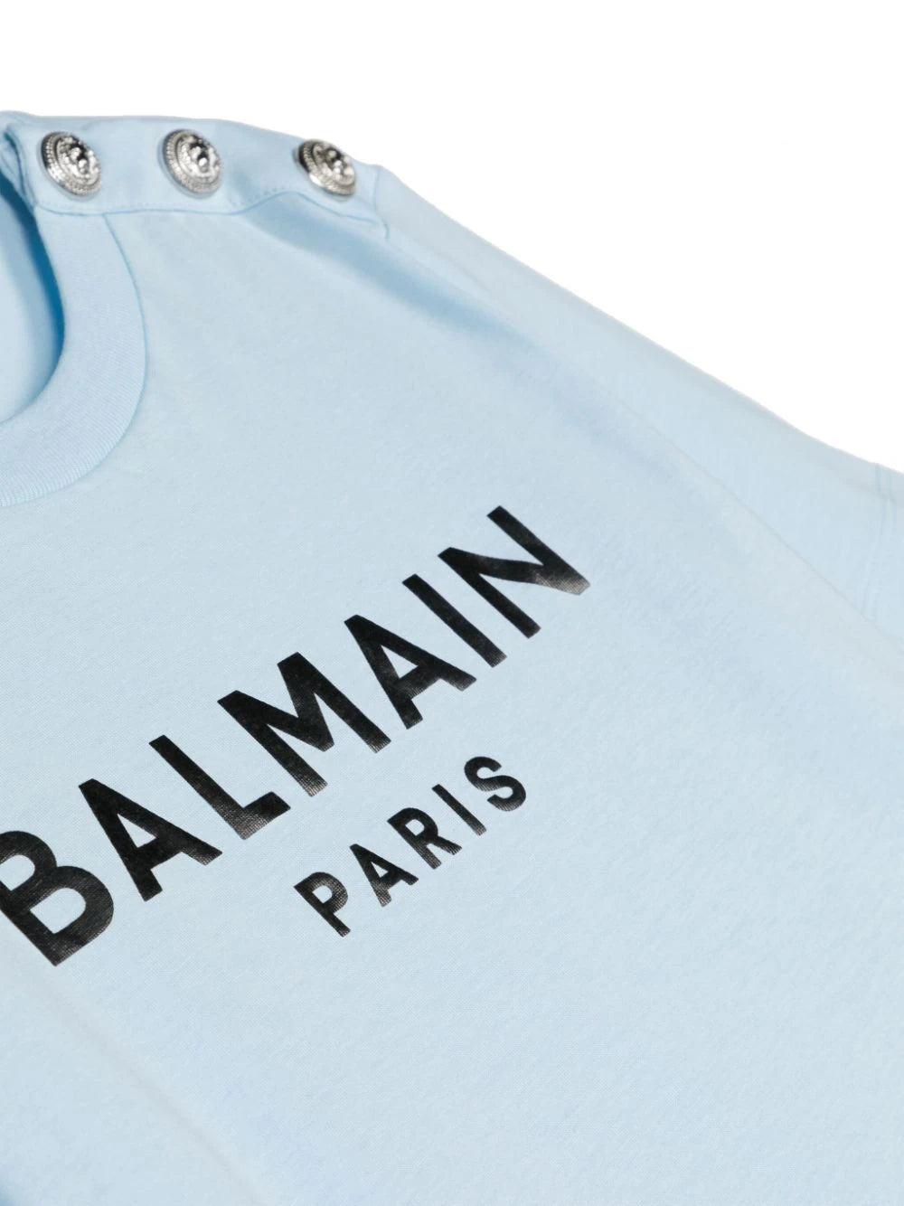 BALMAIN Kids T-shirt With Printed Logo