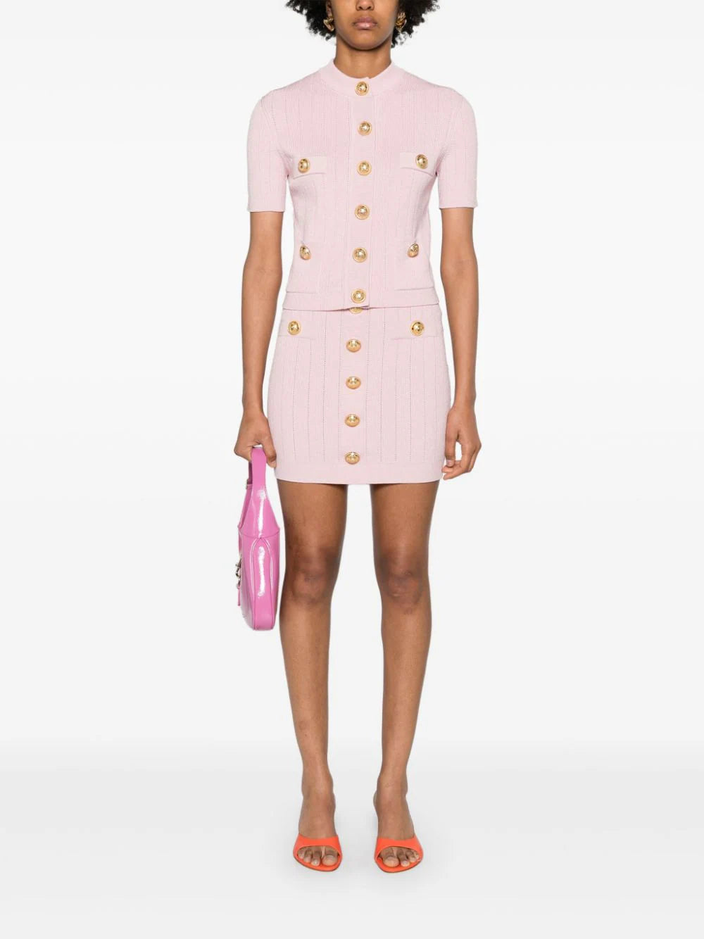 BALMAIN Knitted Cardigan With 4 Pockets