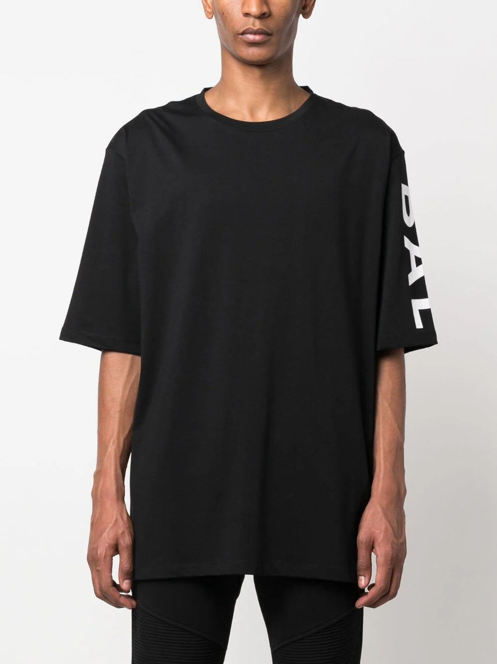 BALMAIN Logo Printed Oversize T-shirt