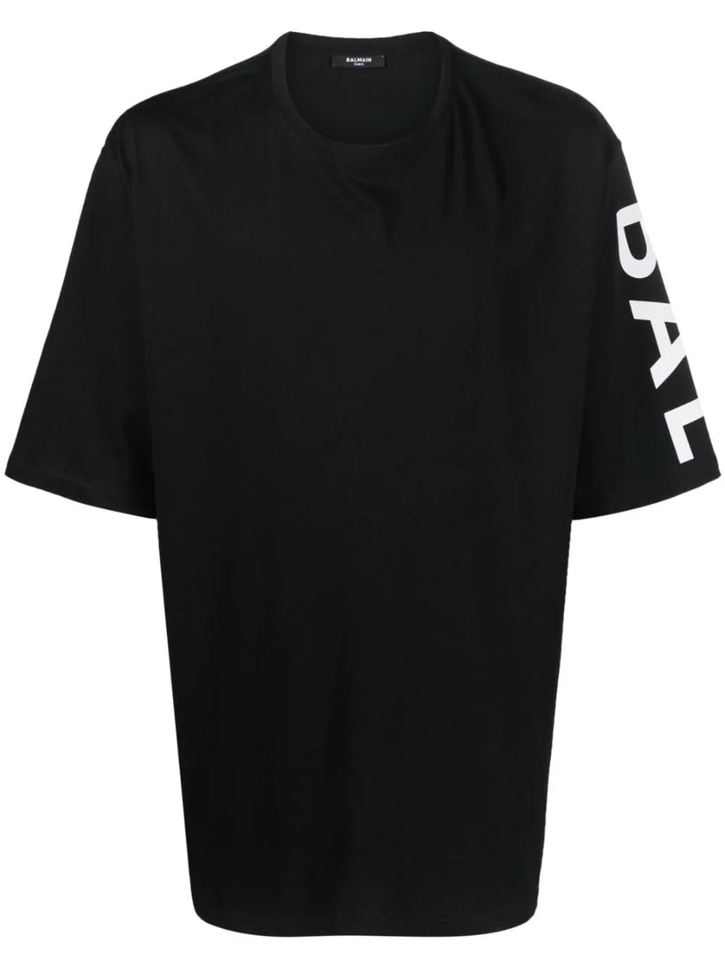 BALMAIN Logo printed oversize t-shirt