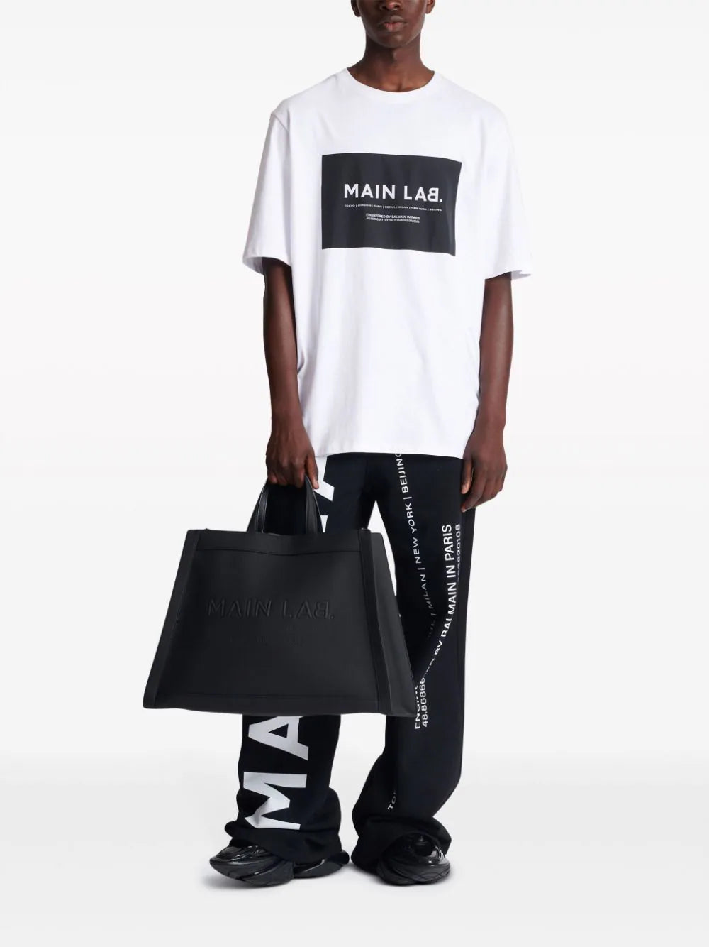 BALMAIN Main Lab T-shirt Label