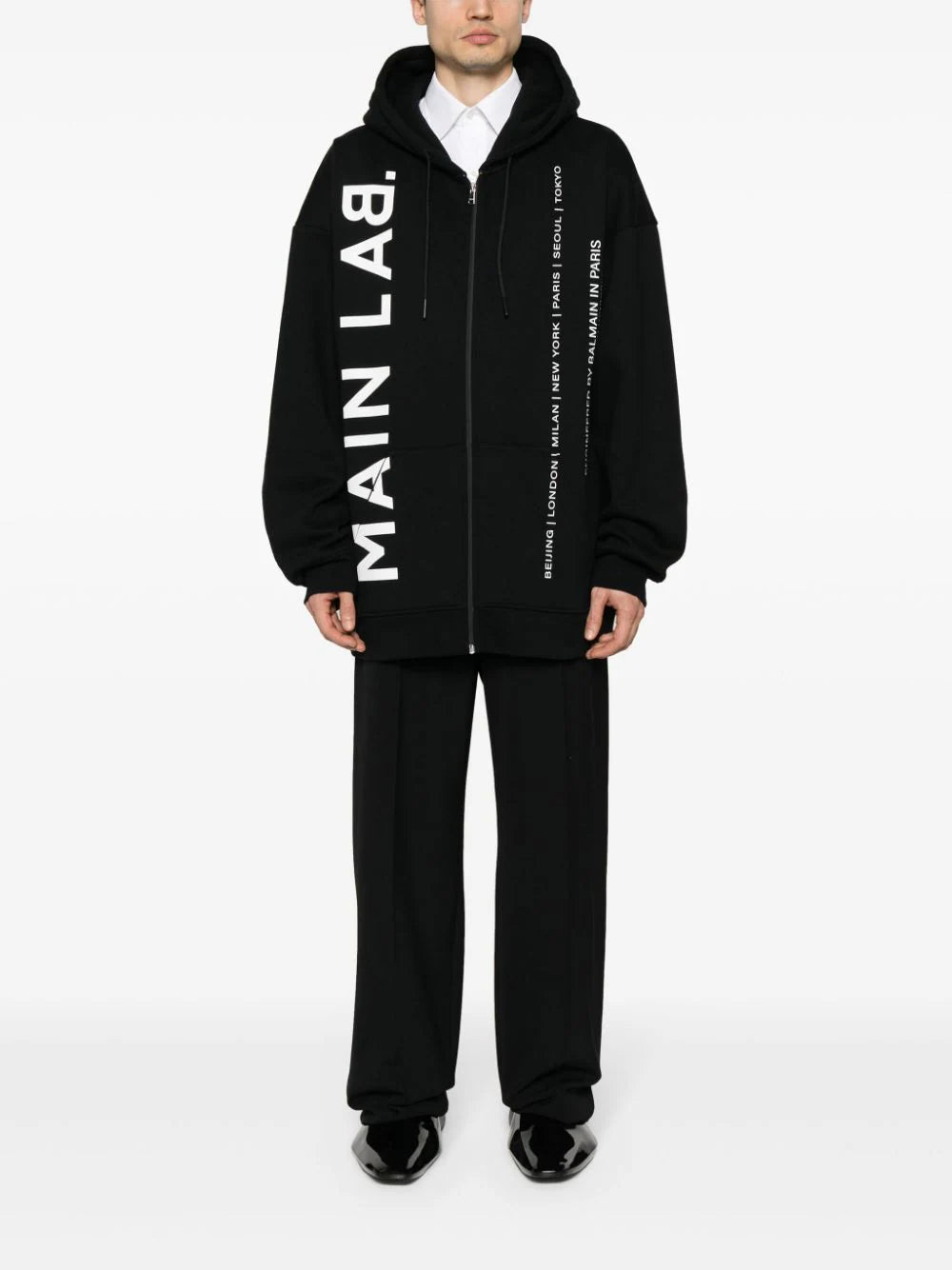 BALMAIN Main Lab Zipped Hoodie
