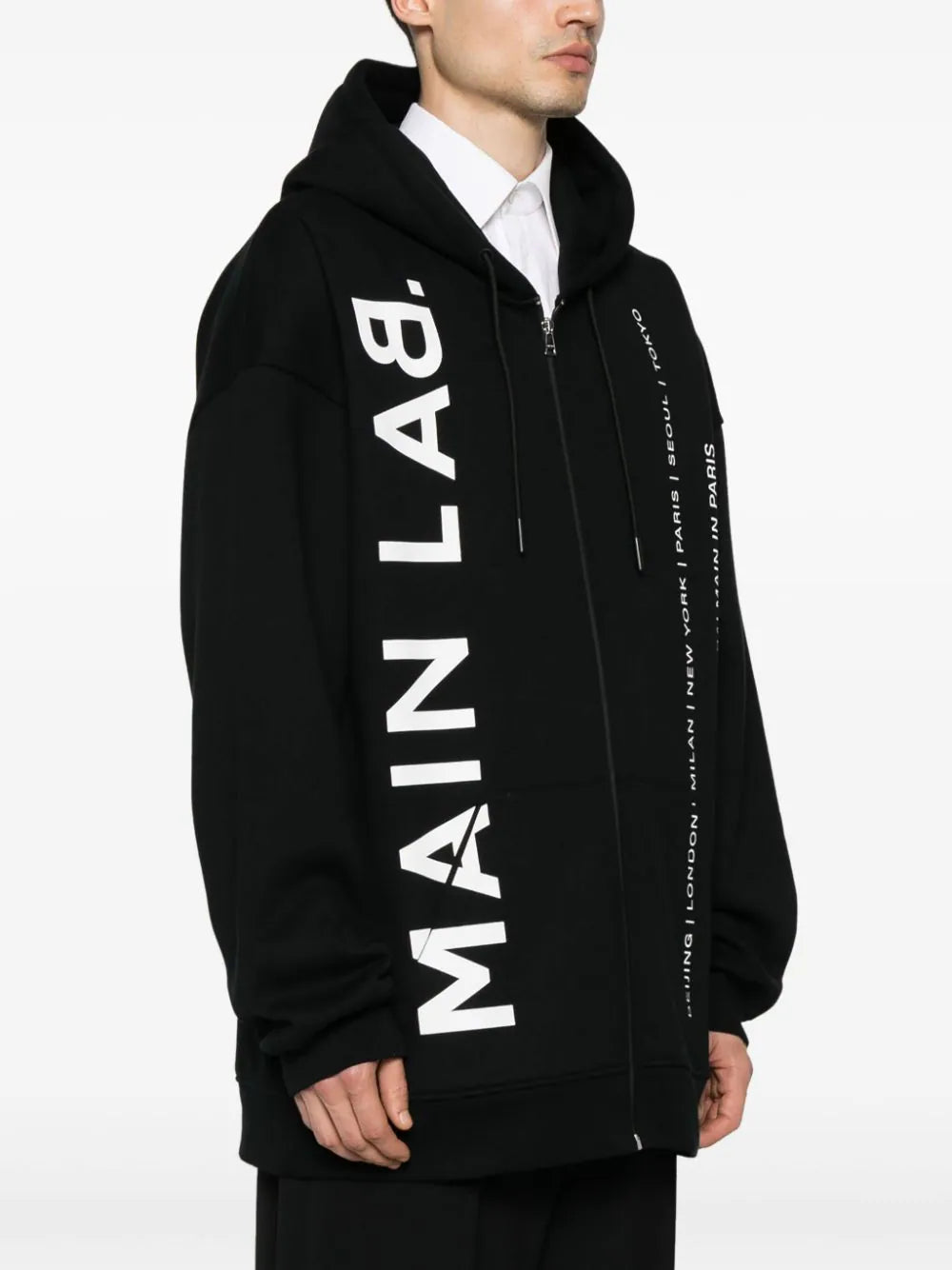 BALMAIN Main Lab Zipped Hoodie