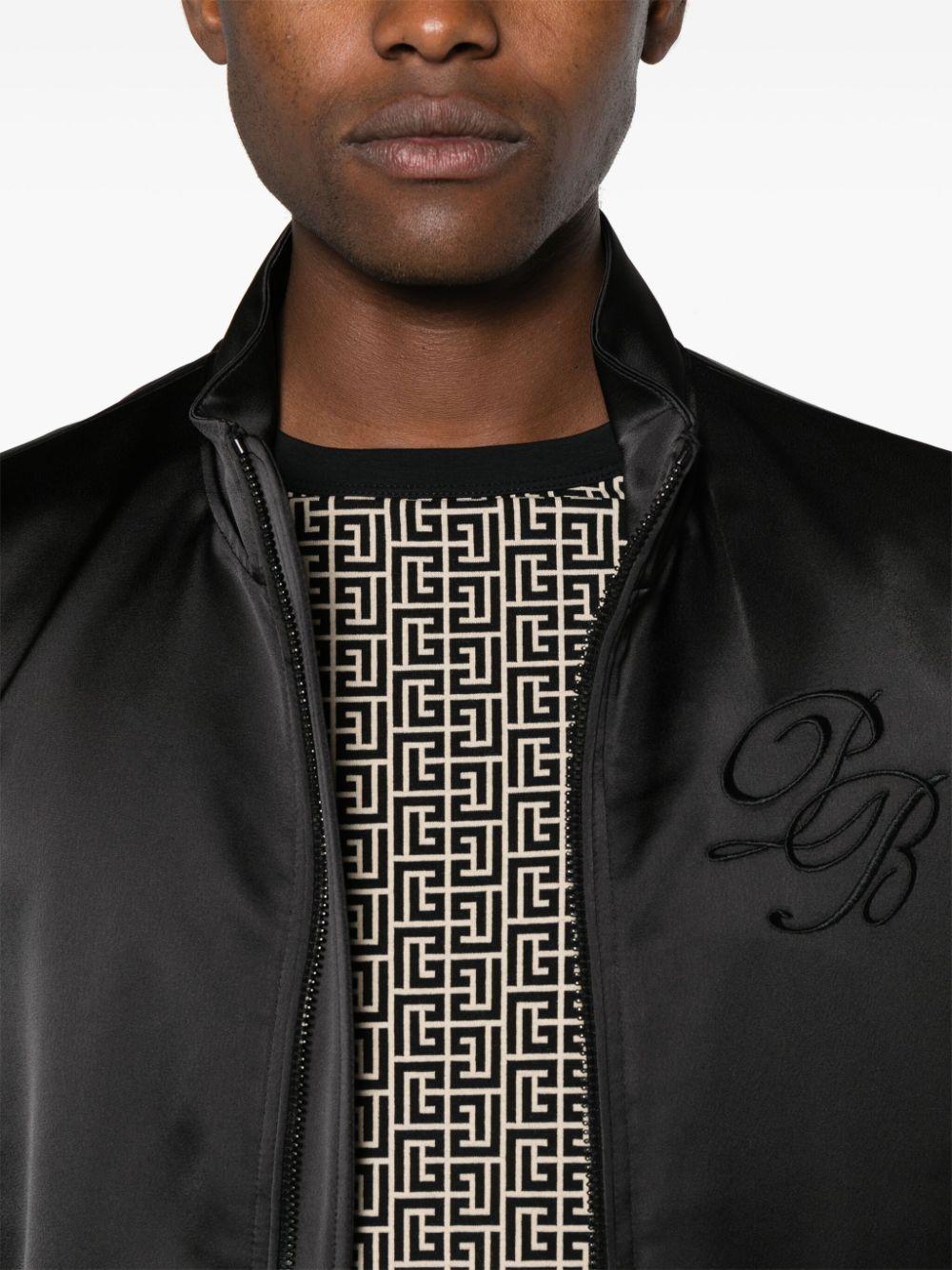 BALMAIN Monogram Jacquard Jersey T-shirt