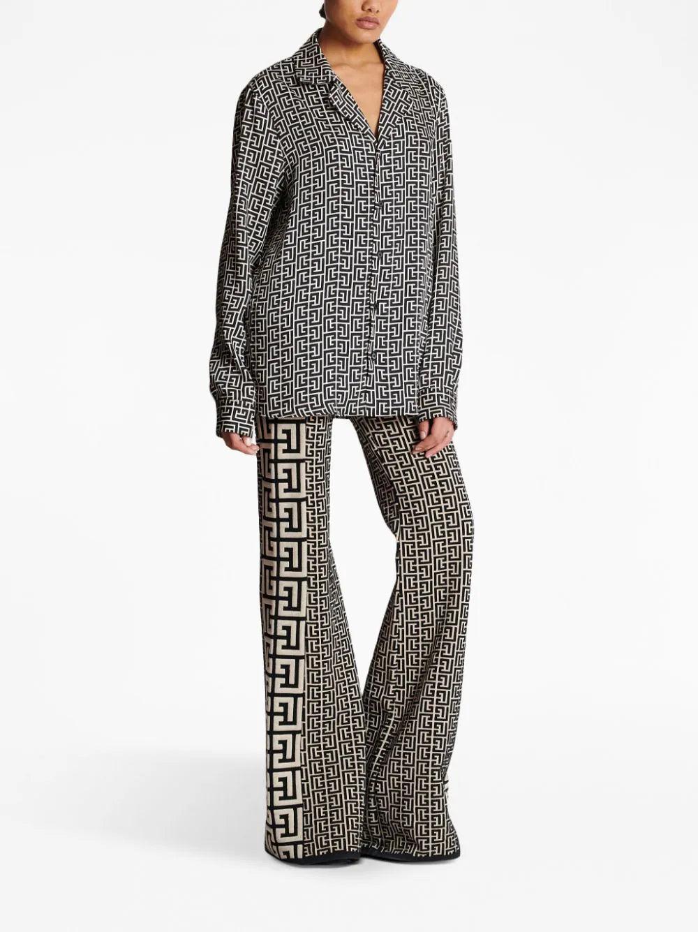 BALMAIN Monogram-printed Shirt