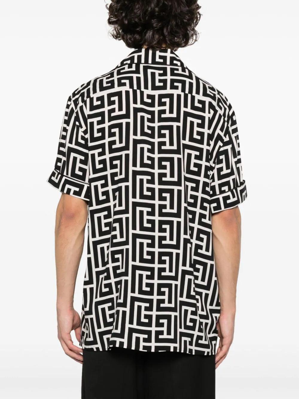 BALMAIN Monogram-printed Shirt