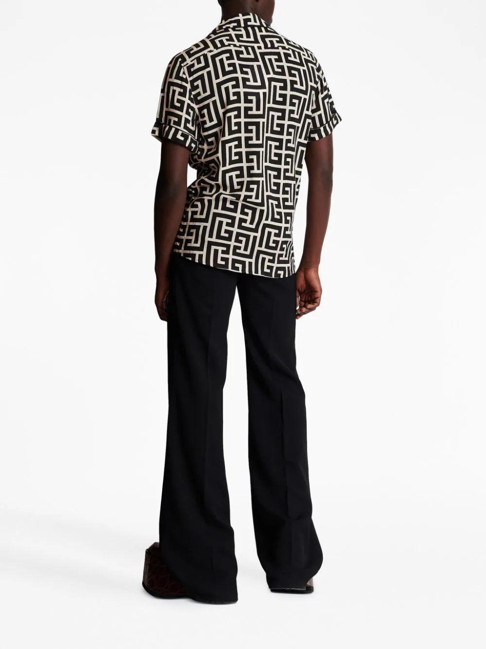 BALMAIN Monogram-printed Shirt