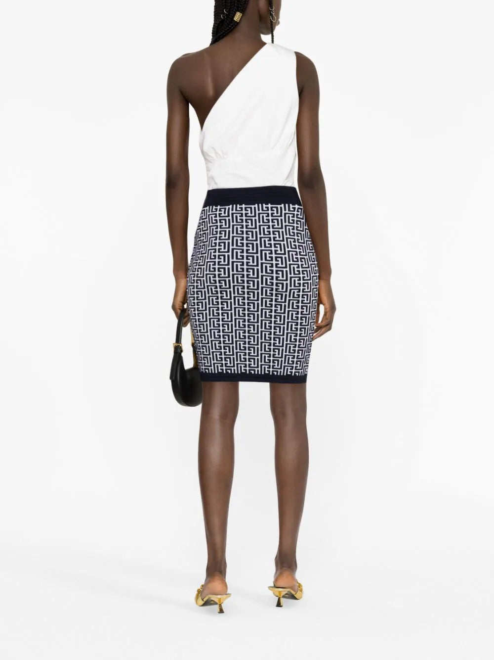 BALMAIN Monogram Skirt