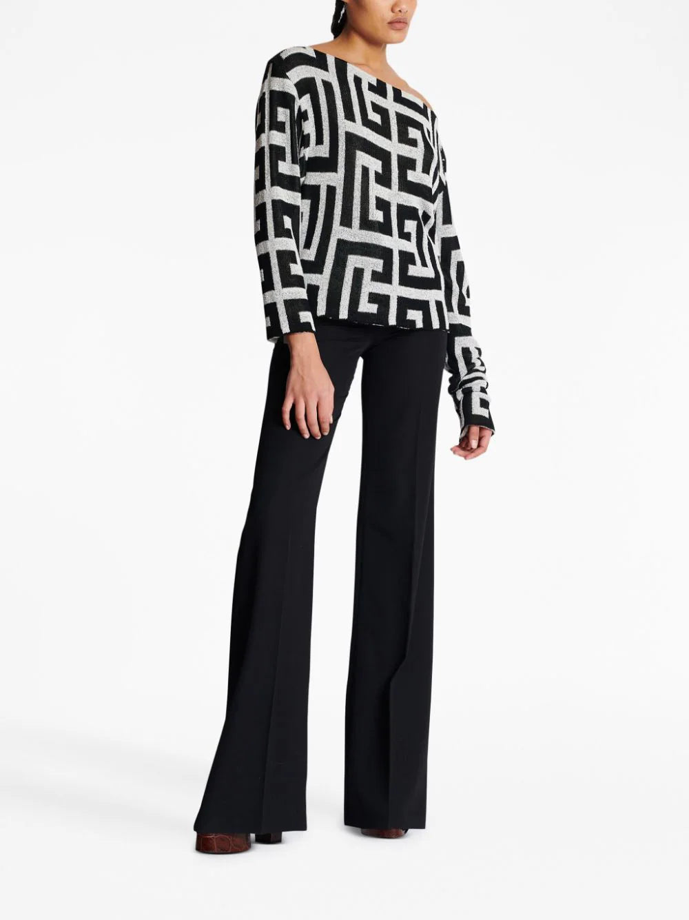 BALMAIN Monogrammed Top