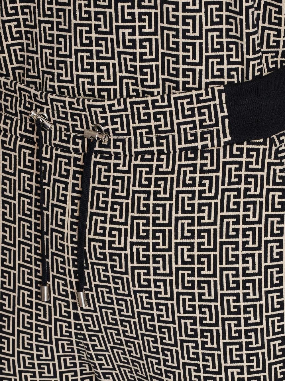 BALMAIN Pants With Pb Labyrinth Monogram