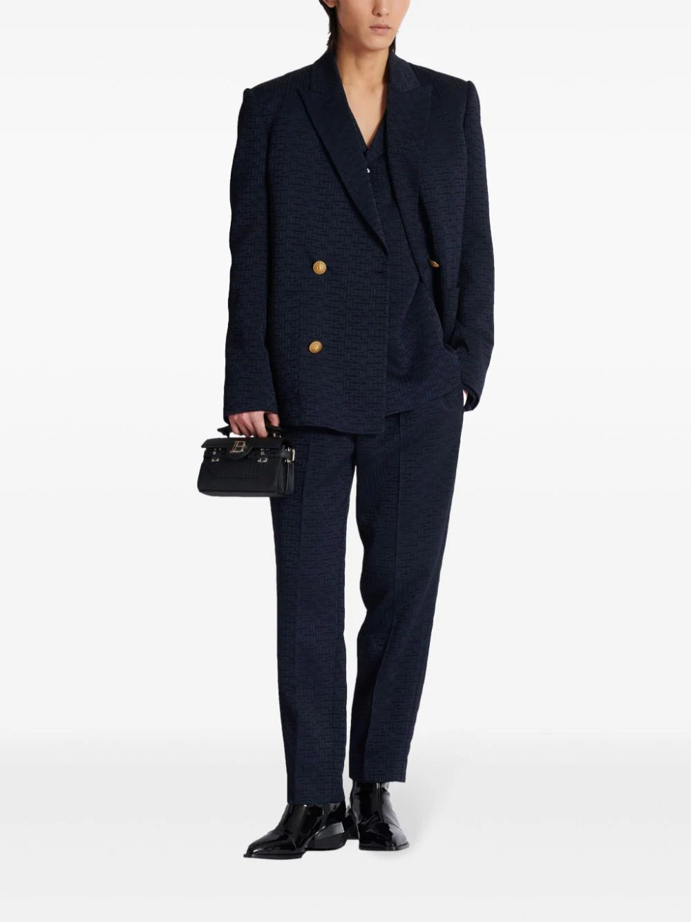 BALMAIN Pb Labyrinth Jacquard Pyjama Shirt