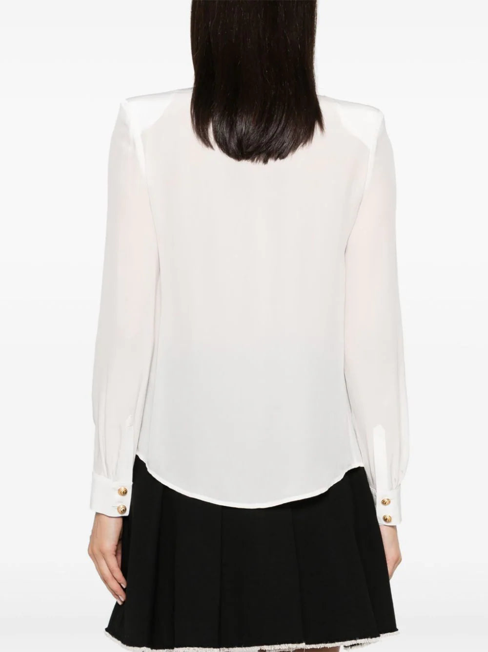 BALMAIN Shirt With Golden Buttons