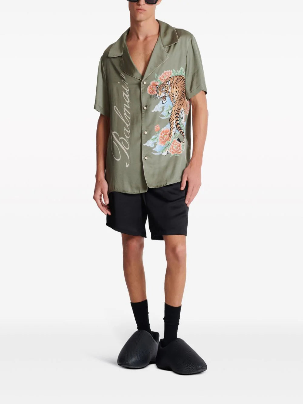 BALMAIN Shirt With Tiger Print