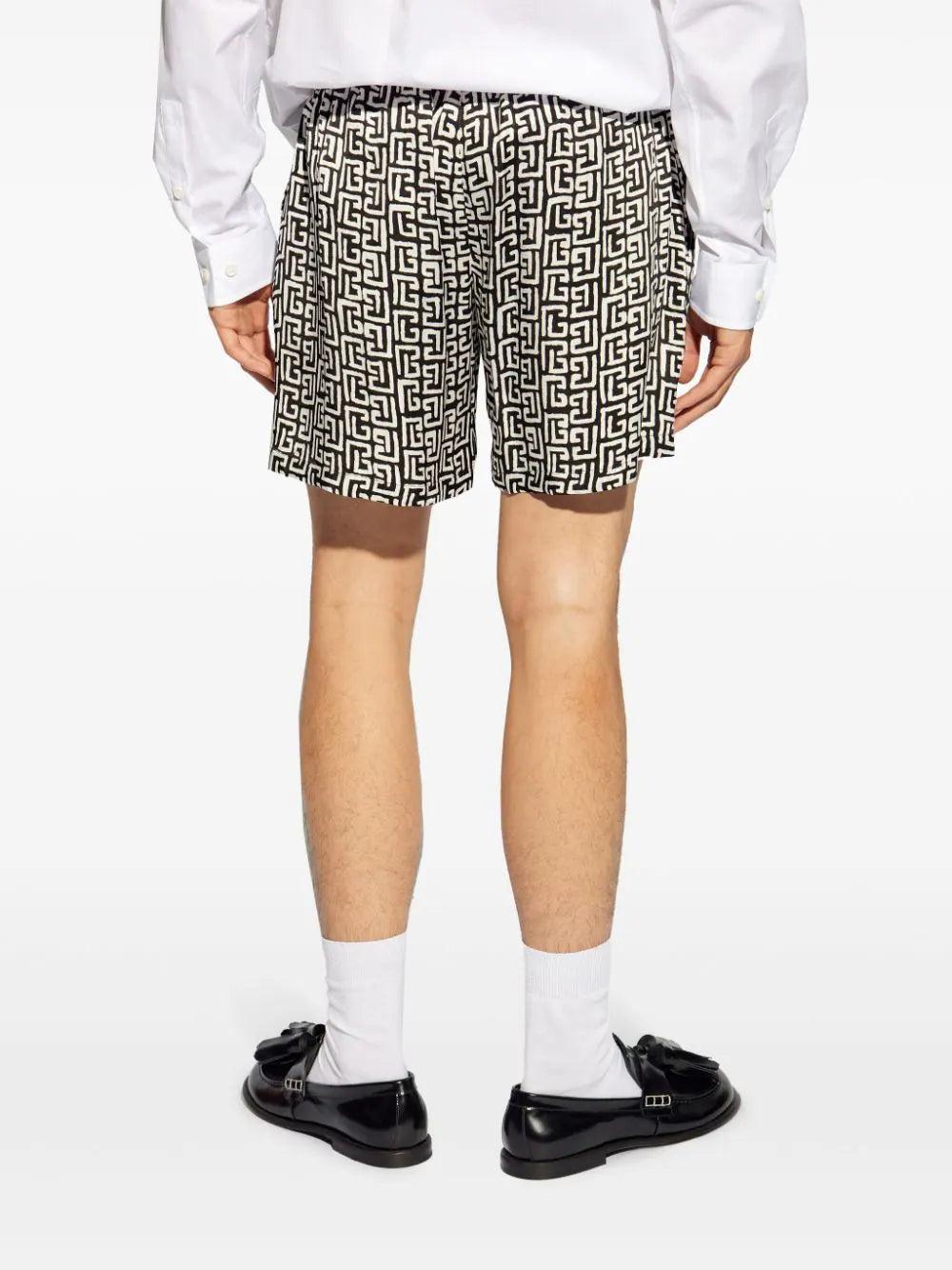 BALMAIN Shorts With Monogram