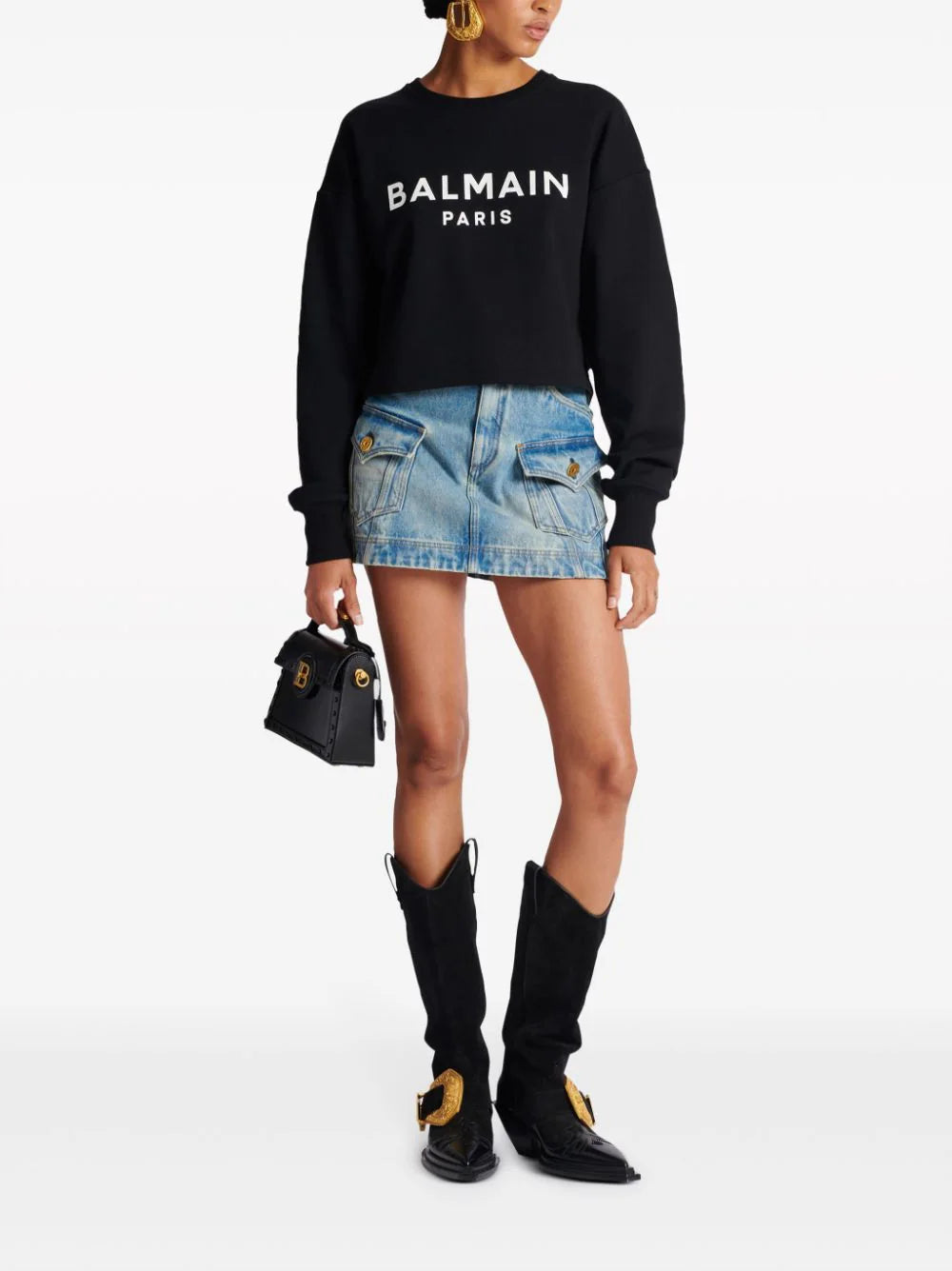 BALMAIN Sweatshirt With Balmain Logo