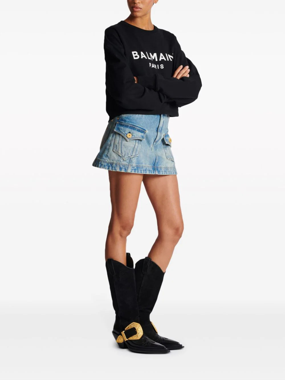BALMAIN Sweatshirt With Balmain Logo