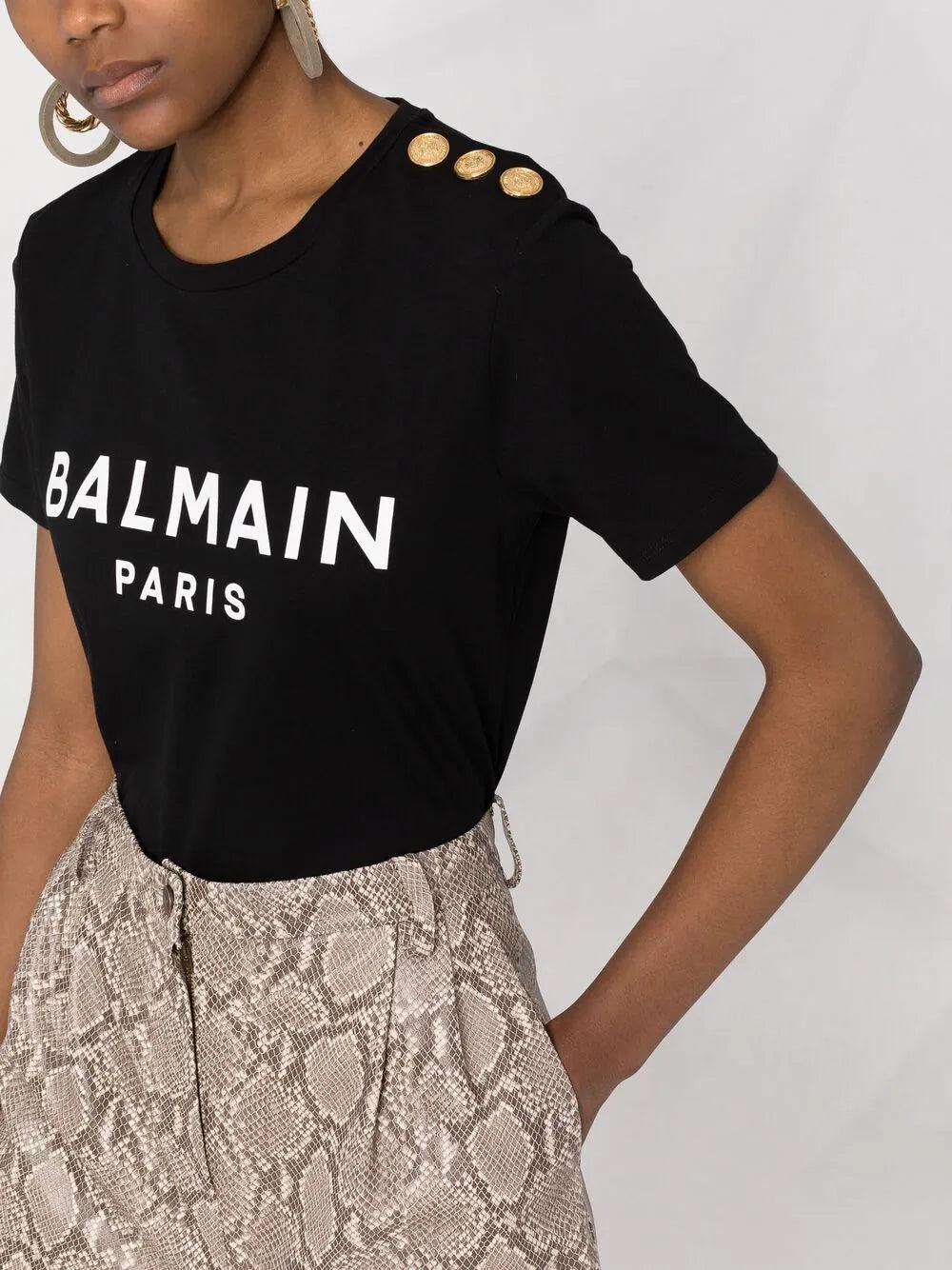 BALMAIN T-shirt With Balmain Logo
