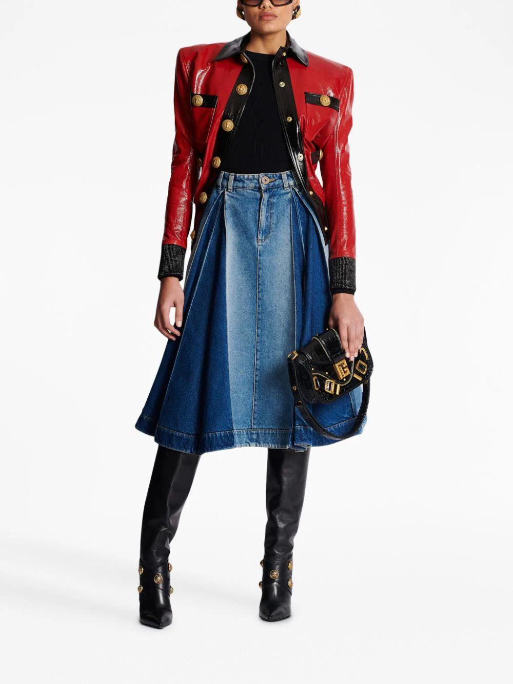 BALMAIN Top With 6 Buttons In Fine Knit