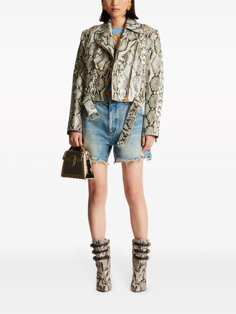 BALMAIN Vintage Denim Shorts