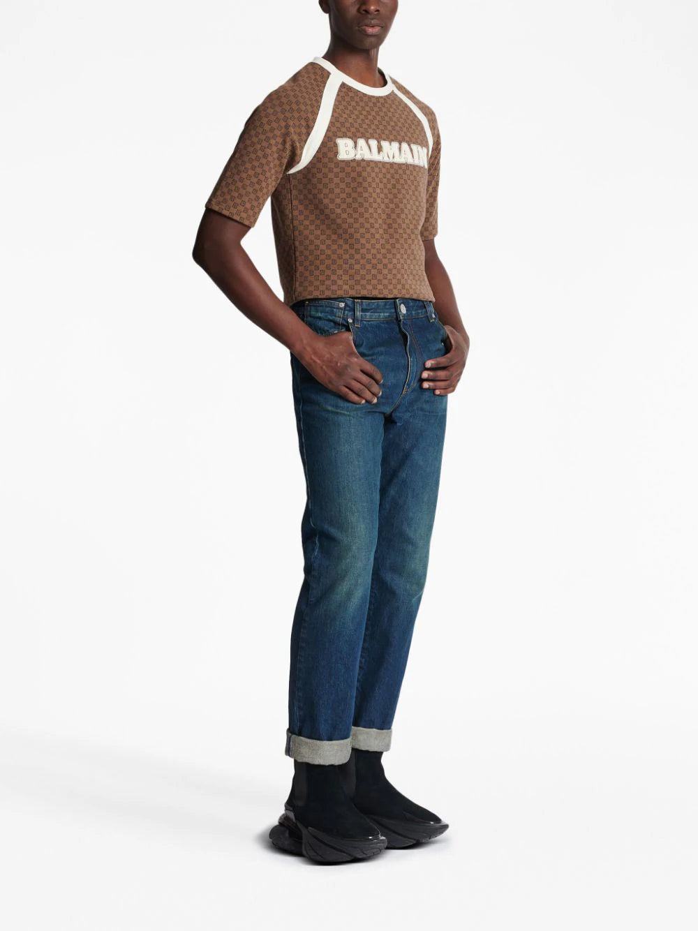 BALMAIN Vintage Straight-leg Jeans