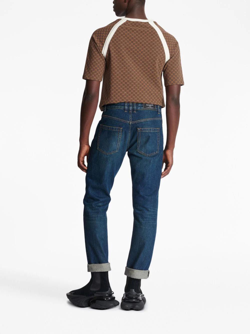 BALMAIN Vintage Straight-leg Jeans