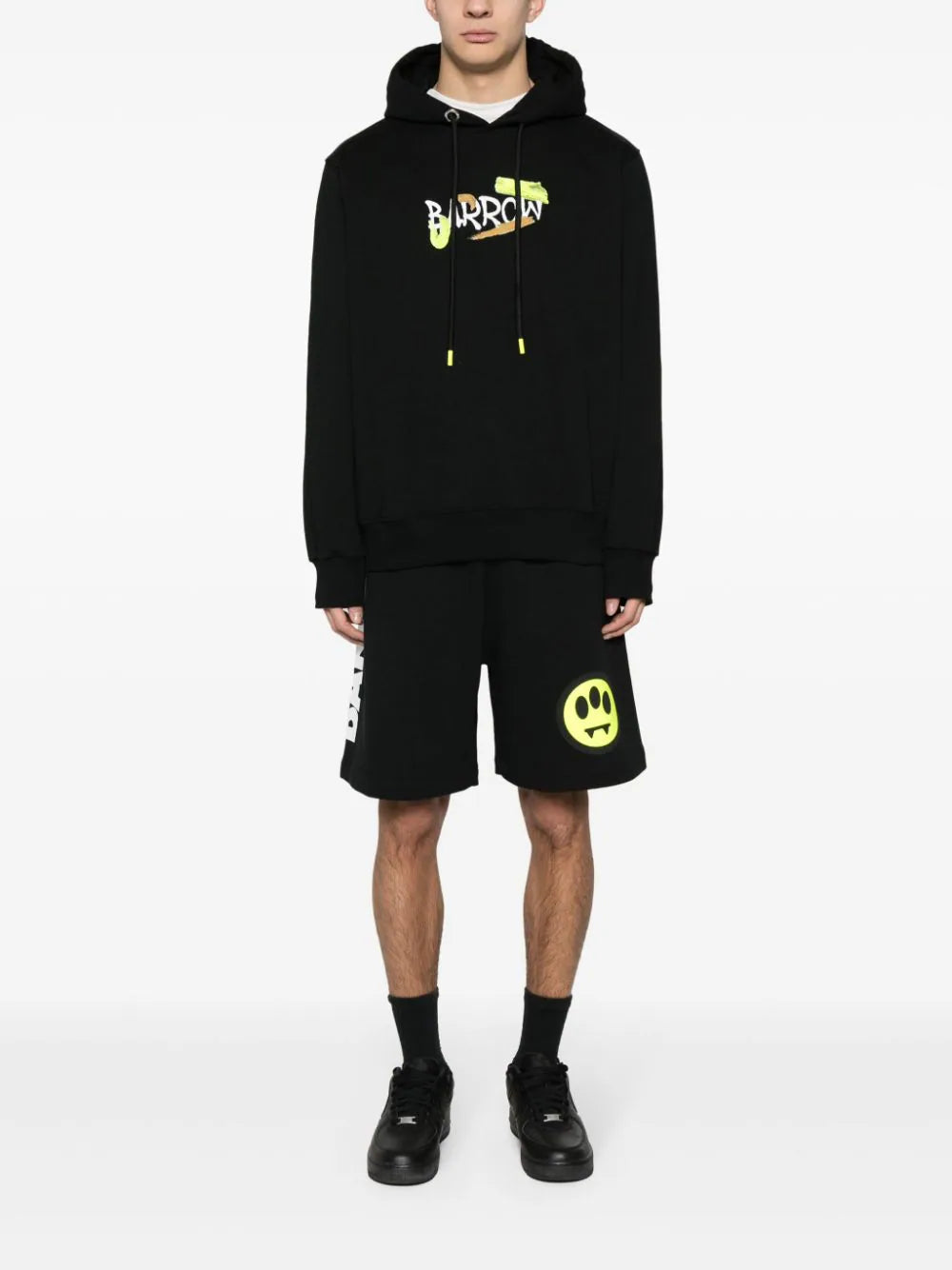 BARROW Barrow Face Motif Shorts