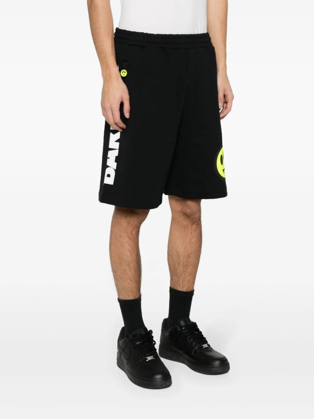 BARROW Barrow Face Motif Shorts