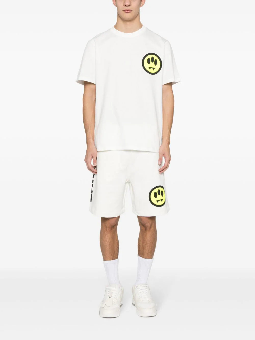 BARROW Barrow Face Motif Shorts