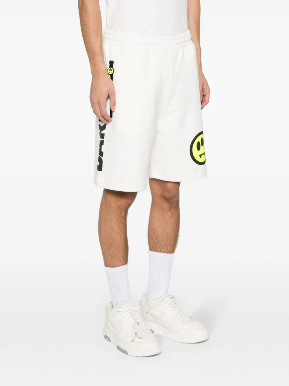 BARROW Barrow Face Motif Shorts