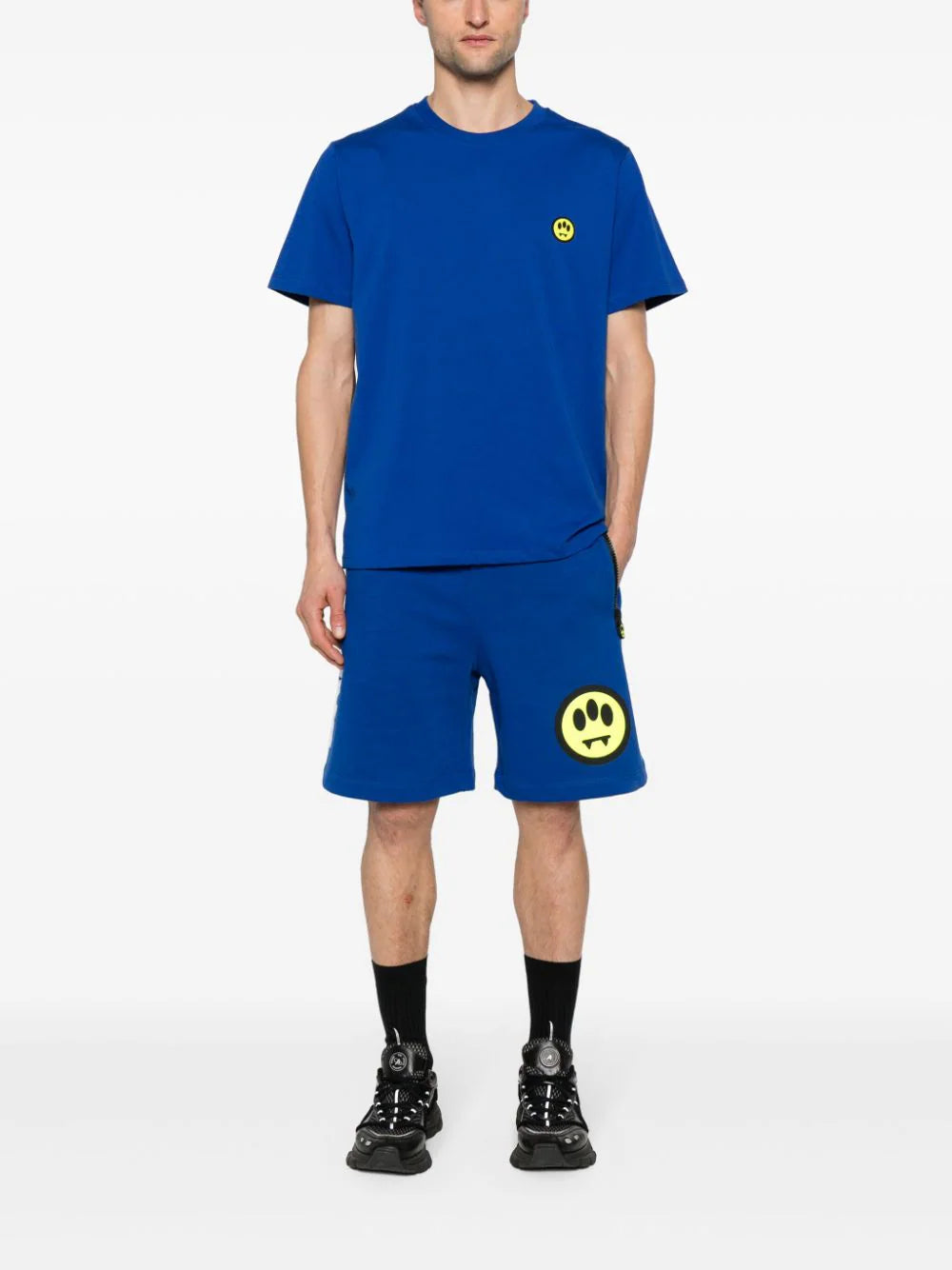 BARROW Barrow Face Motif Shorts