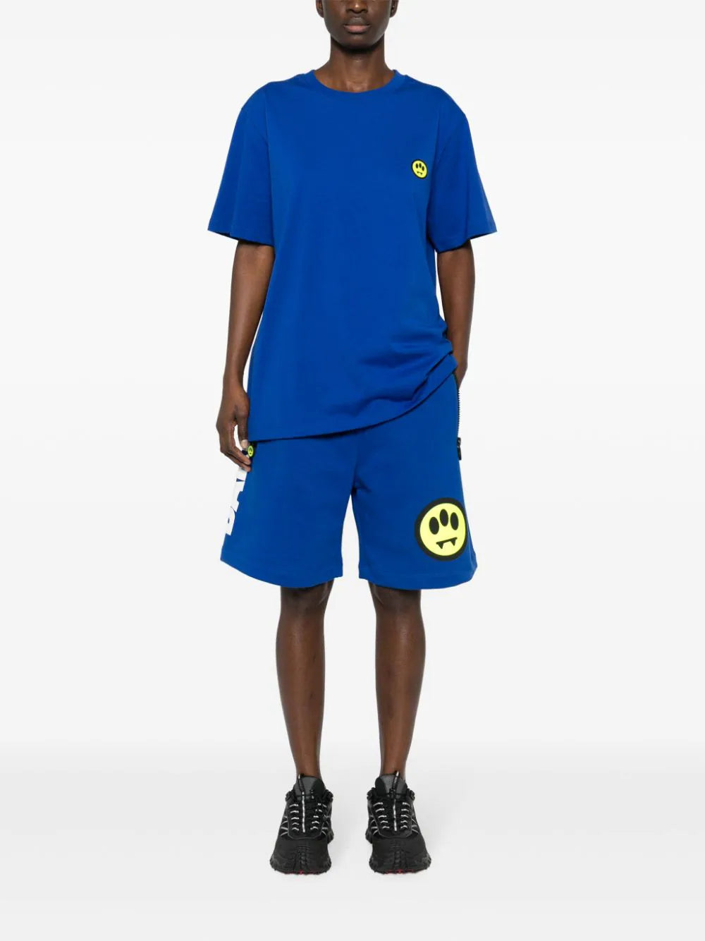 BARROW Barrow Face Motif Shorts