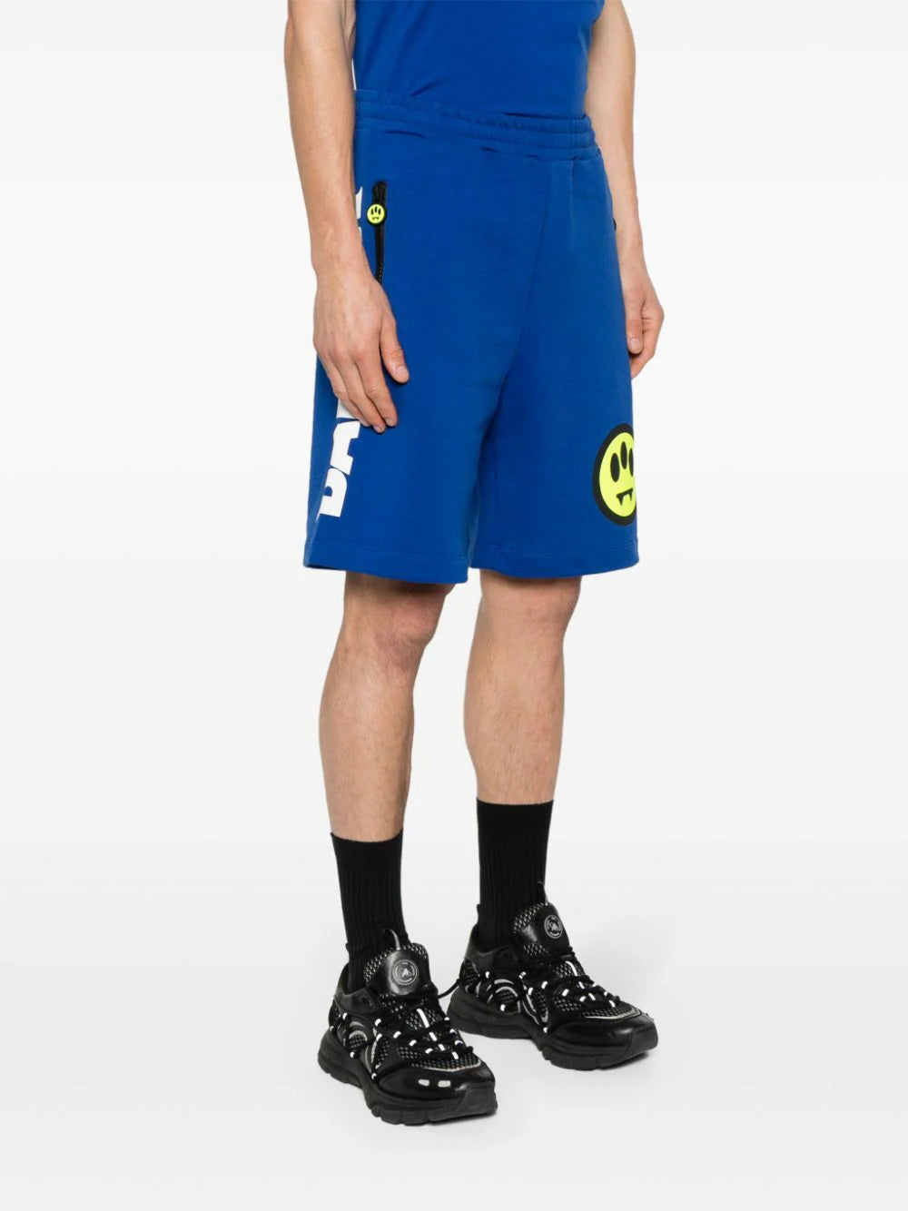 BARROW Barrow Face Motif Shorts