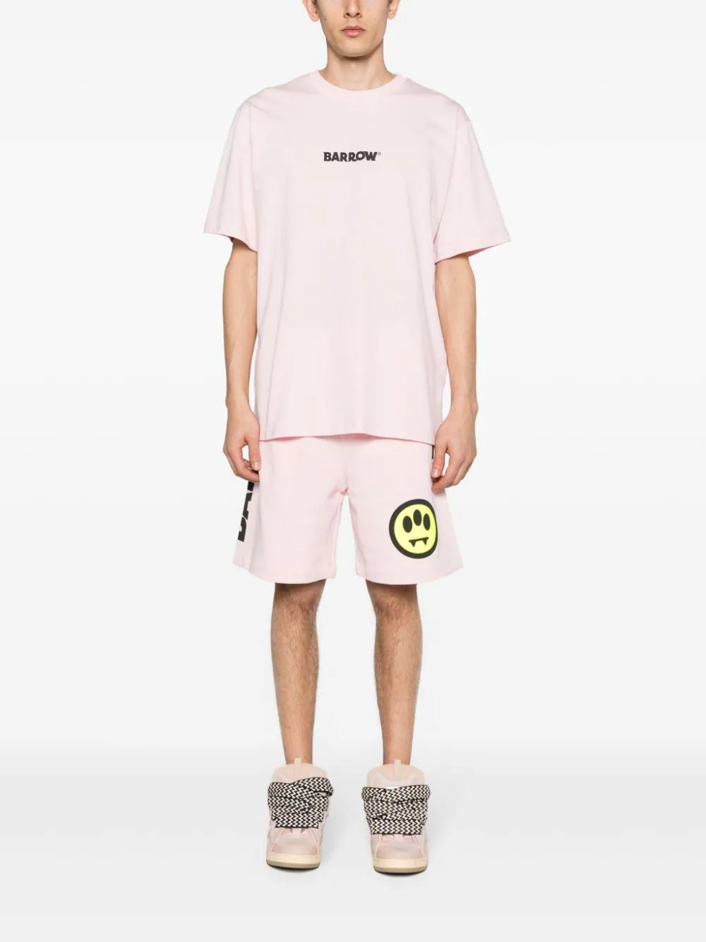 BARROW Barrow Face Motif Shorts