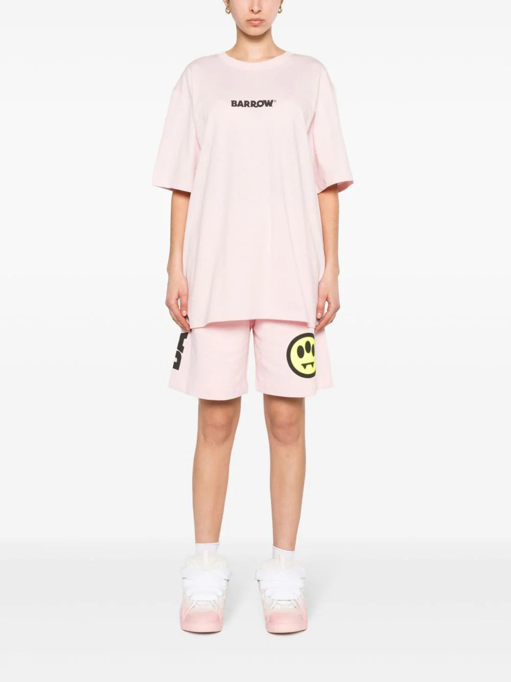 BARROW Barrow Face Motif Shorts