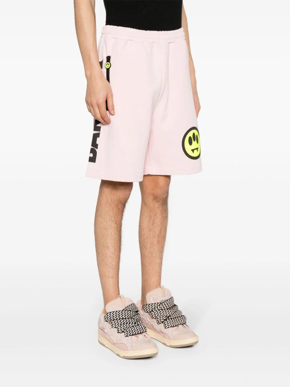 BARROW Barrow Face Motif Shorts