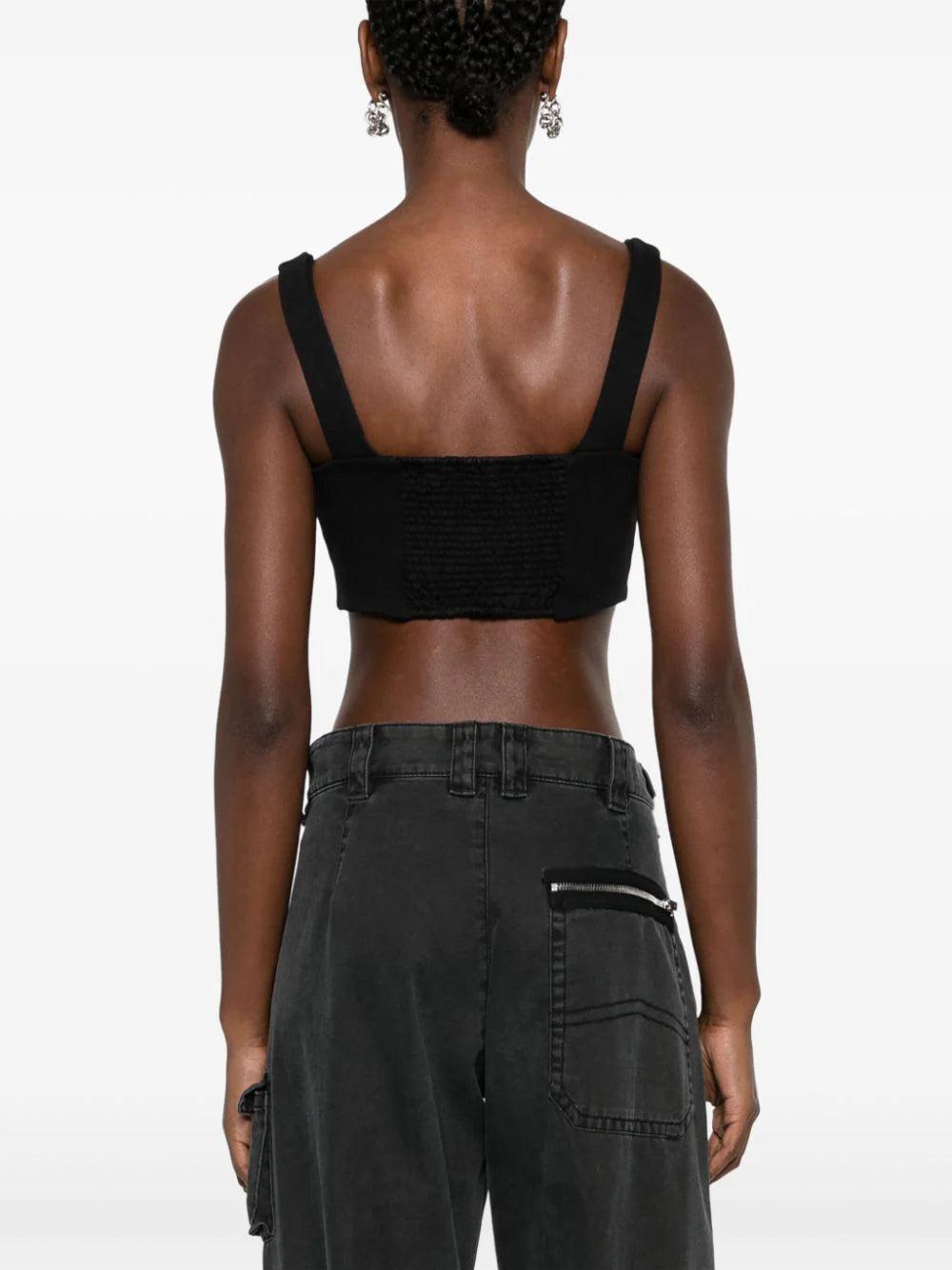BARROW Smiley-face Cropped Top