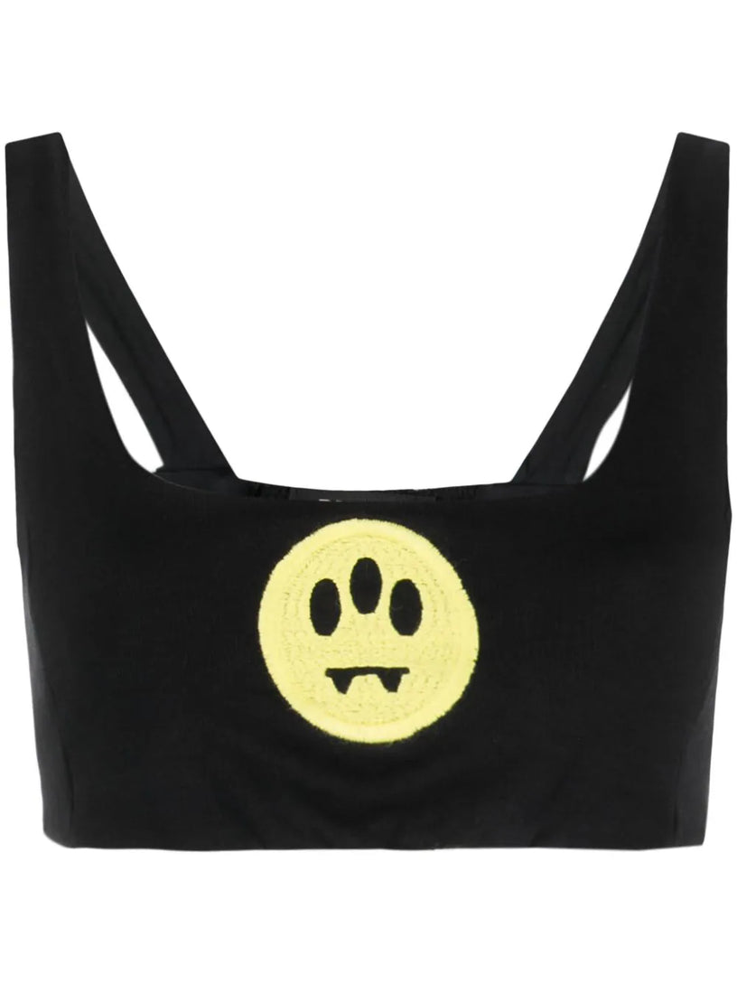 BARROW Smiley-face cropped top