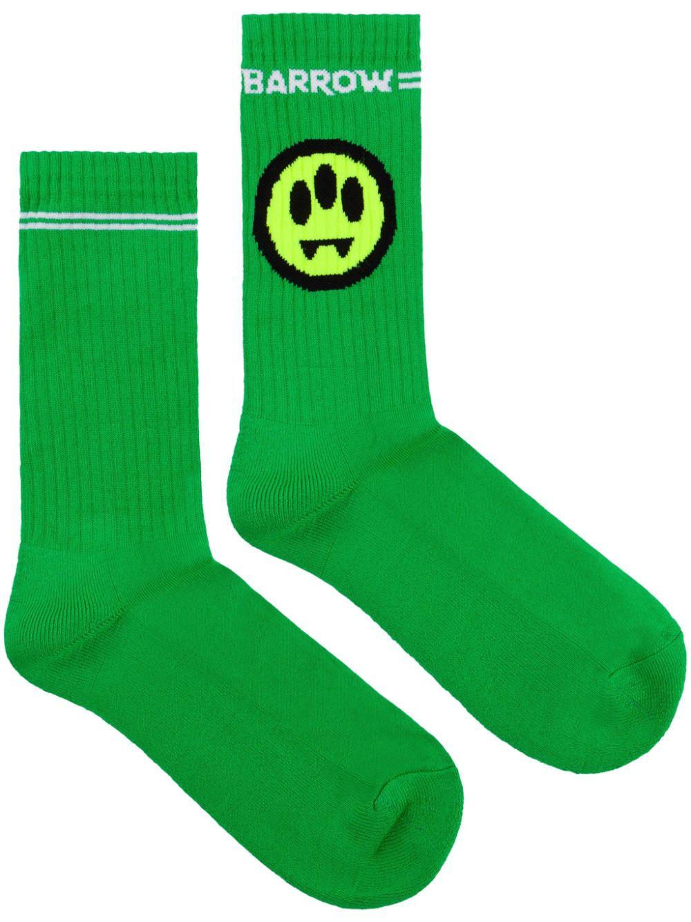 BARROW Socks With Jacquard Logo