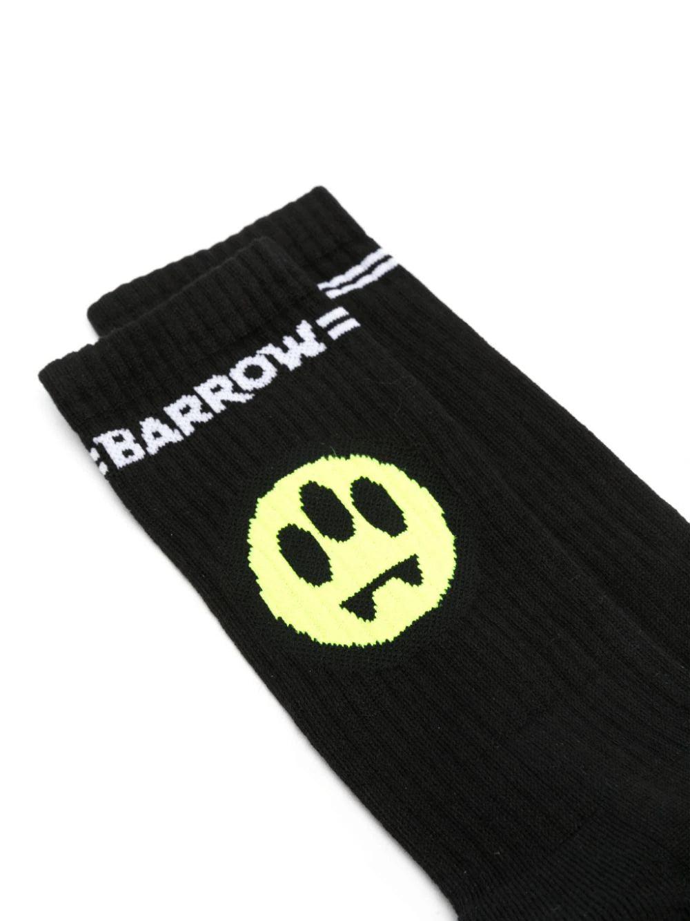 BARROW Socks With Jacquard Logo