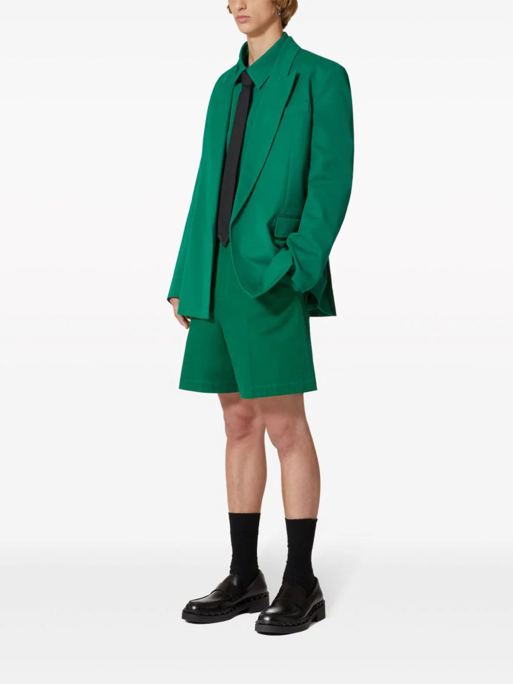 Valentino Garavani Bermuda Shorts With Rubberised V Detail