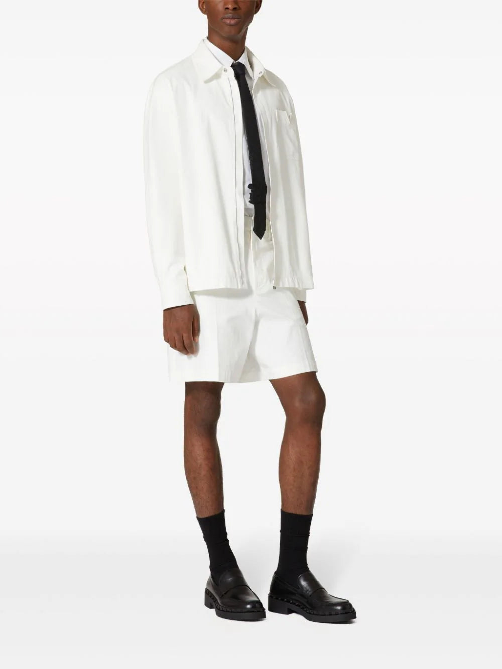 Valentino Garavani Bermuda Shorts With Rubberised V Detail