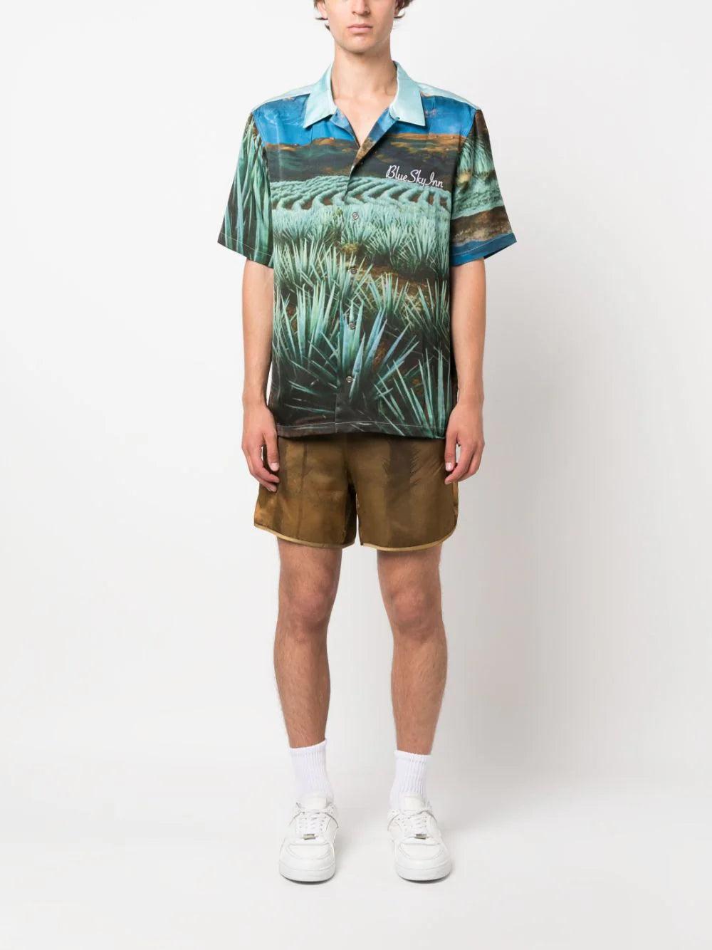 Blue Sky Inn Agave Graphic-print Shirt
