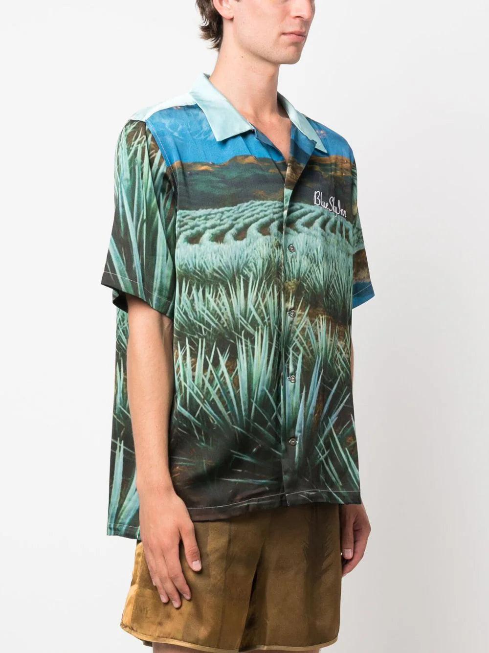 Blue Sky Inn Agave Graphic-print Shirt