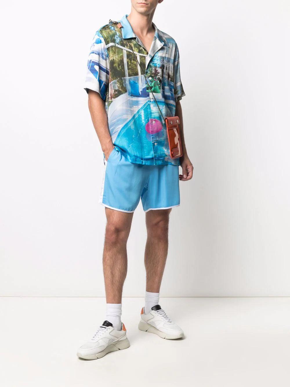 Blue Sky Inn Contrast Stripe Shorts