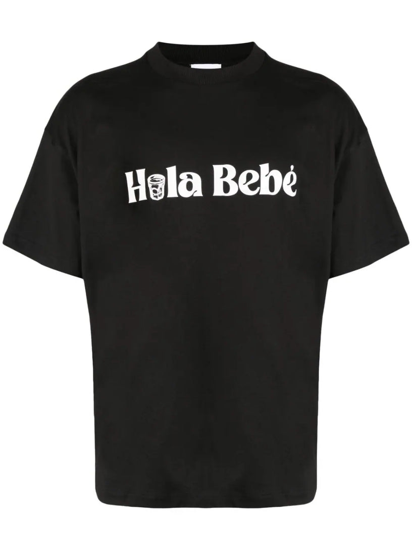 Blue Sky Inn Hola bebé organic-cotton t-shirt
