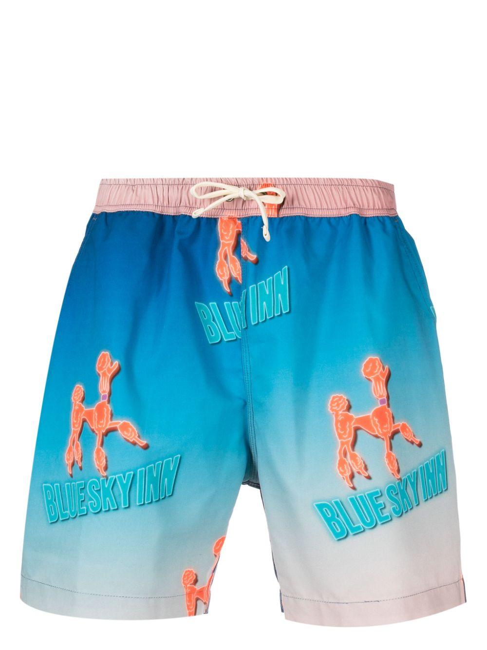 Blue Sky Inn Printed Swim Shorts